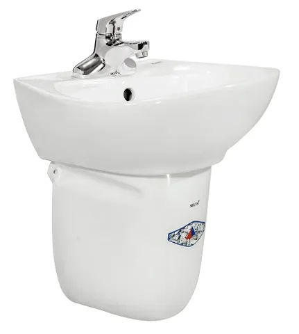 ST096 Chậu Rửa Lavabo Và Chân Ngắn