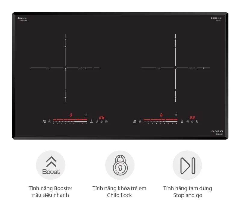 Bếp Từ DIC-6601