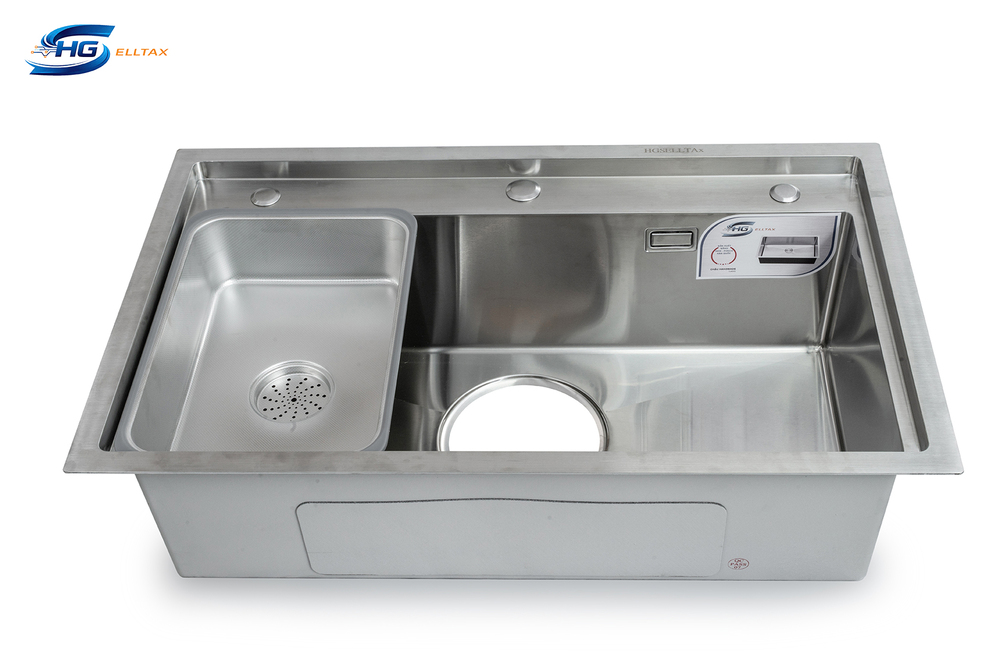 Chậu 1 hố Bán âm bán dương ST 7848 Korea    